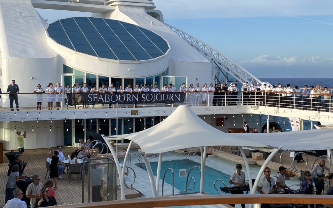 Seabourn Sojourn. And now the ship!